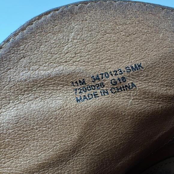 FRYE Madeline Short Moto Boots Womens 11M Smoke Gray Leather Heels Zip EUC - Picture 7 of 9